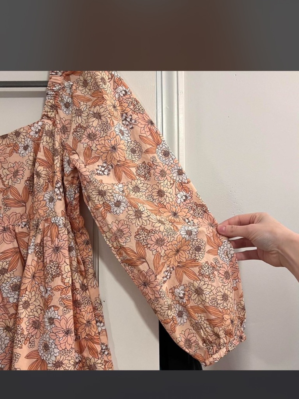 J.Crew Squareneck 100% Cotton Poplin Dress in the Zinnia Floral Print - Picture 7 of 12